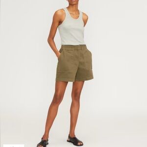 Everlane Organic Pull-On Short in color Beech